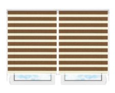 Рулонные шторы мини День Ночь новара 1904 цена. Купить в «Мастерская Жалюзи»